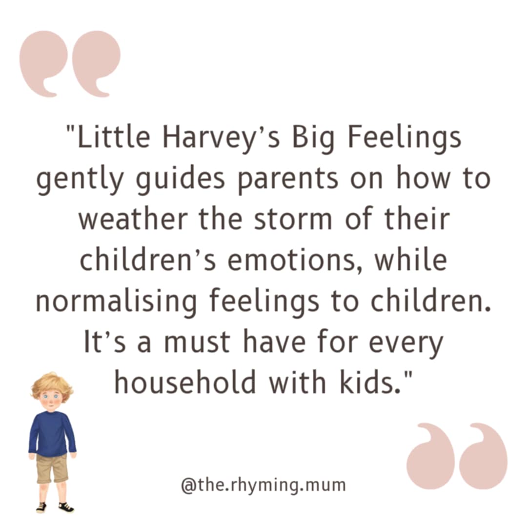 Little Harvey’s Big Feelings